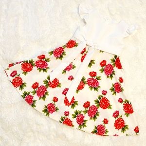 Girls Ruffle Sleeve Dress